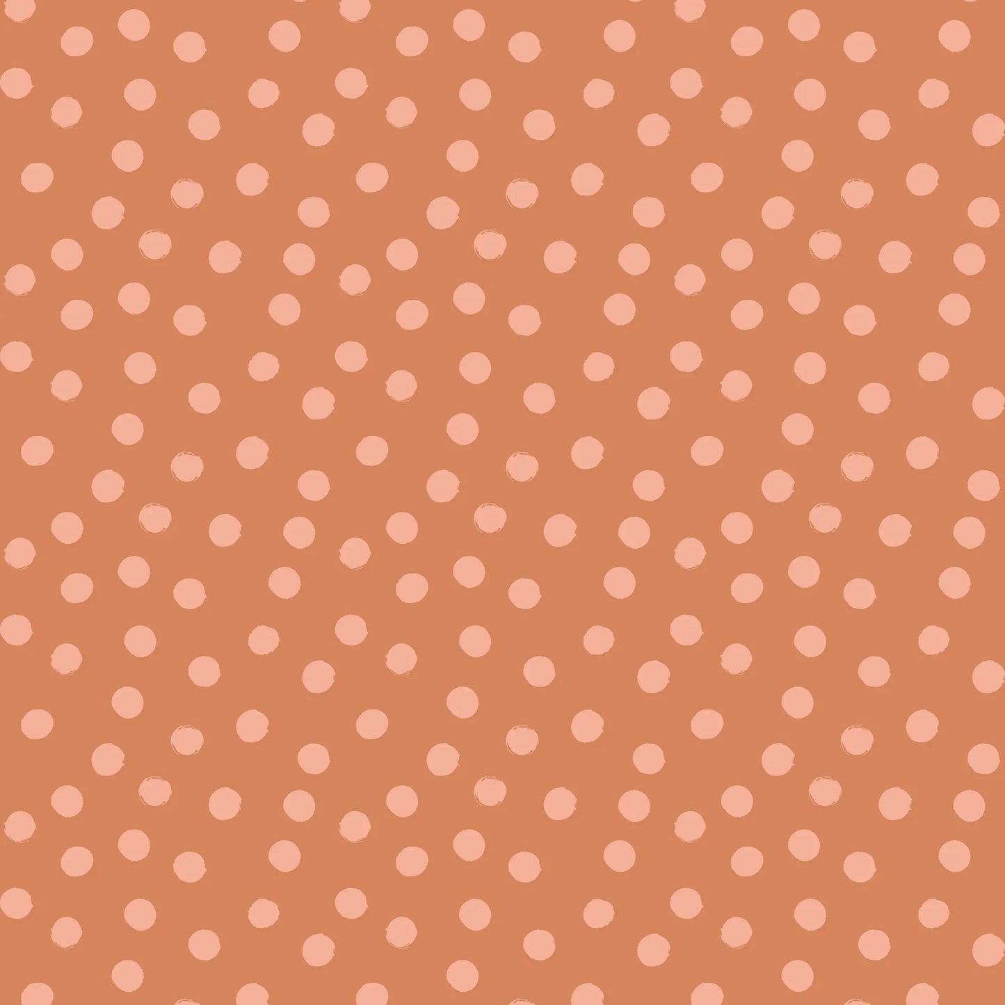 Terracotta Dots Veggie Stamp Gift Wrap