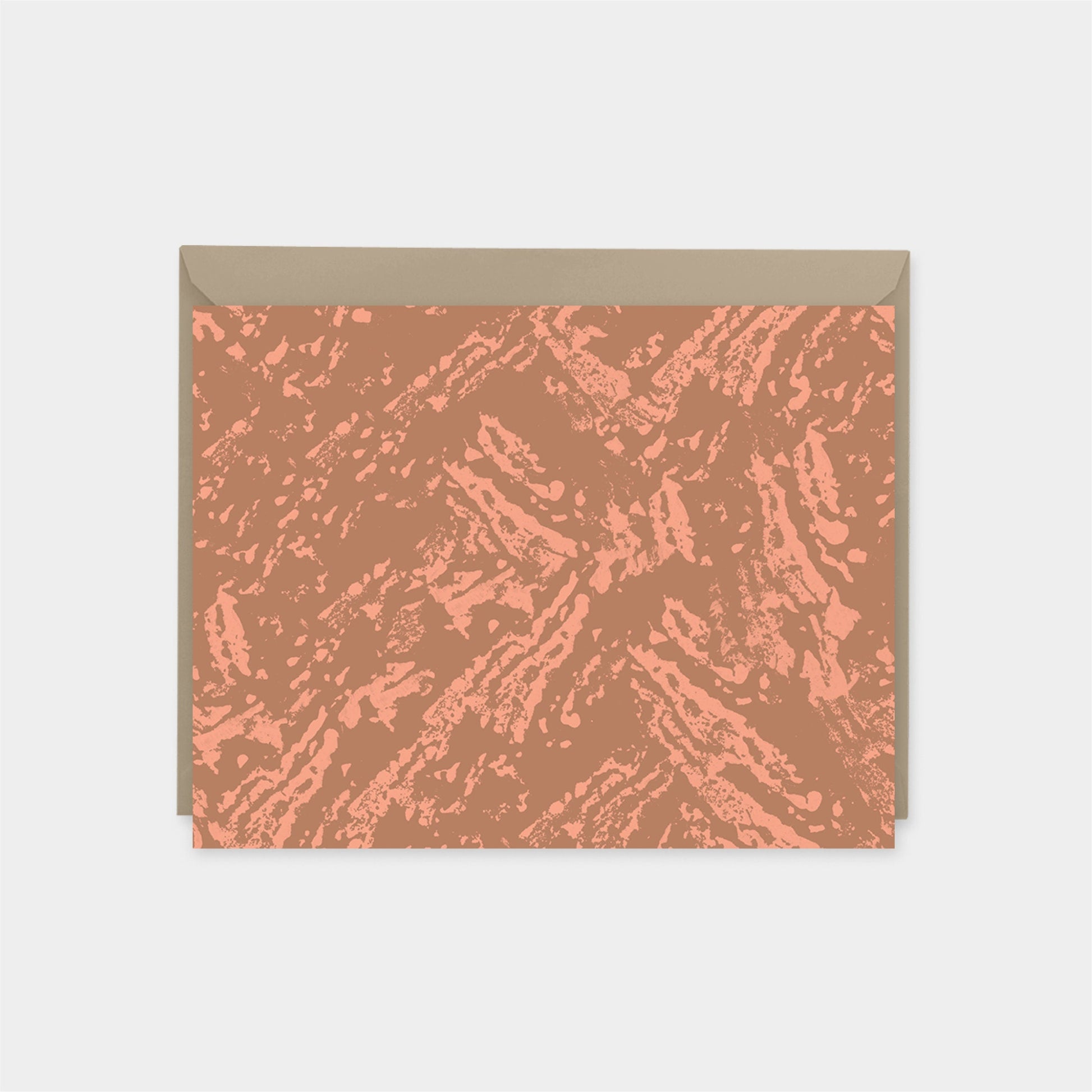 Terracotta Painted Texture Note Cards,-Greeting & Note Cards-The Design Craft