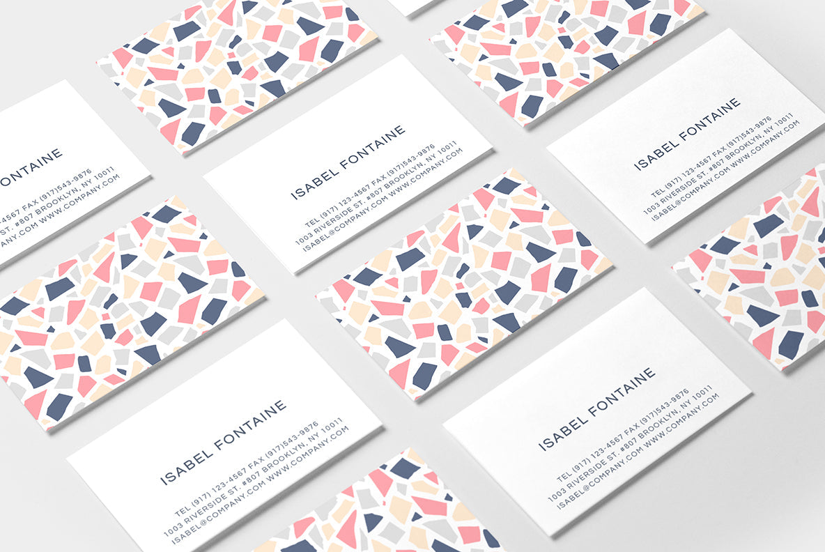 Terrazzo Business Card-Greeting & Note Cards-The Design Craft