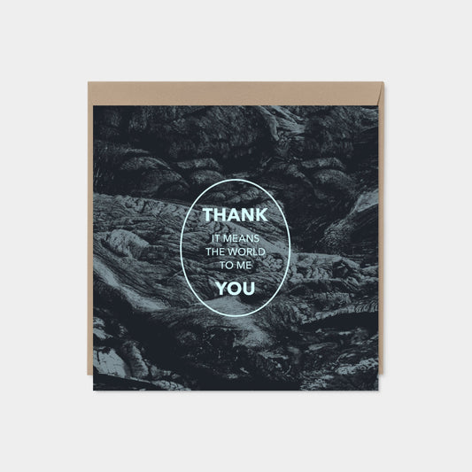 Thank You Card, Modern Thank You Card-Greeting & Note Cards-The Design Craft