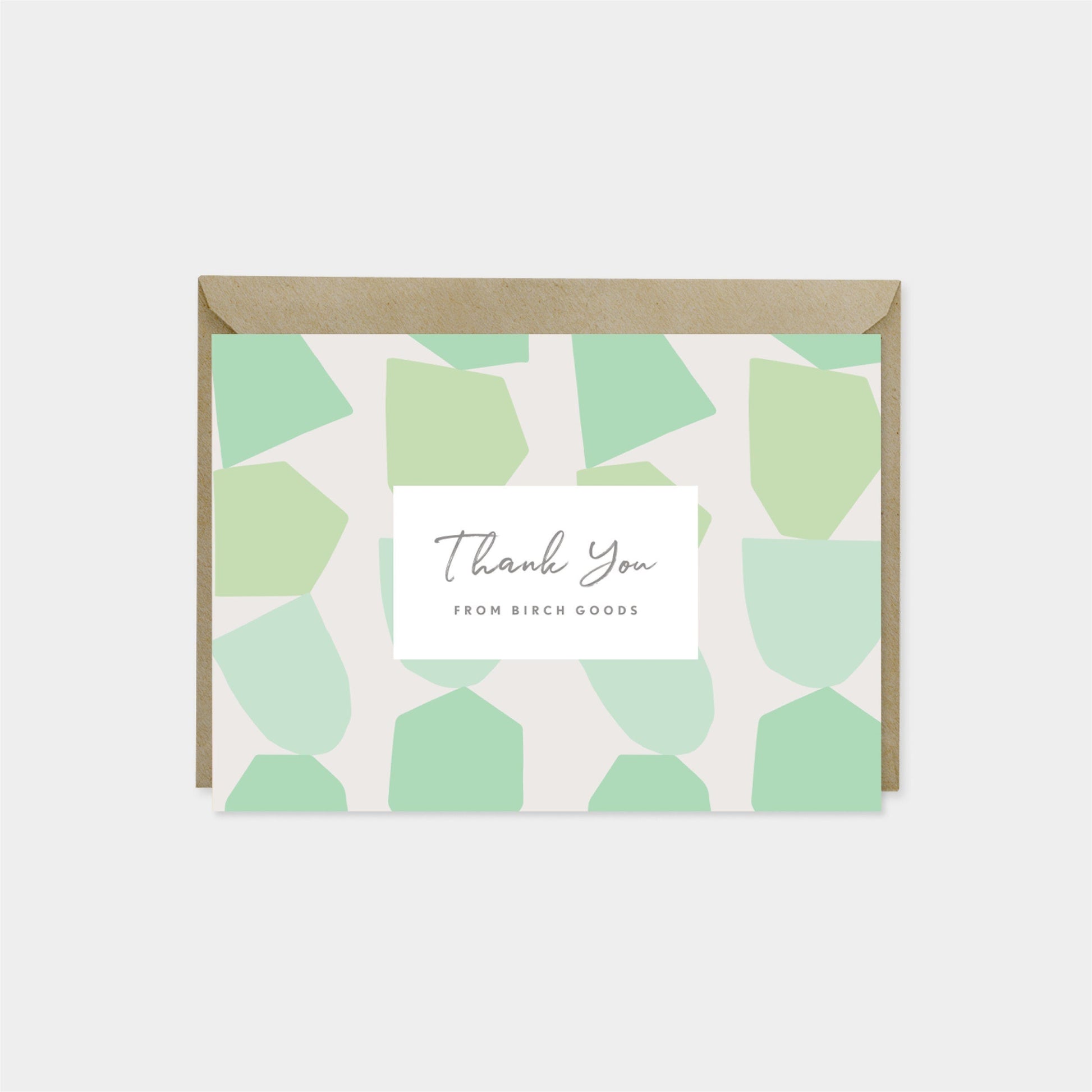 Thank You Card Set, Cut Out Shape-Greeting & Note Cards-The Design Craft