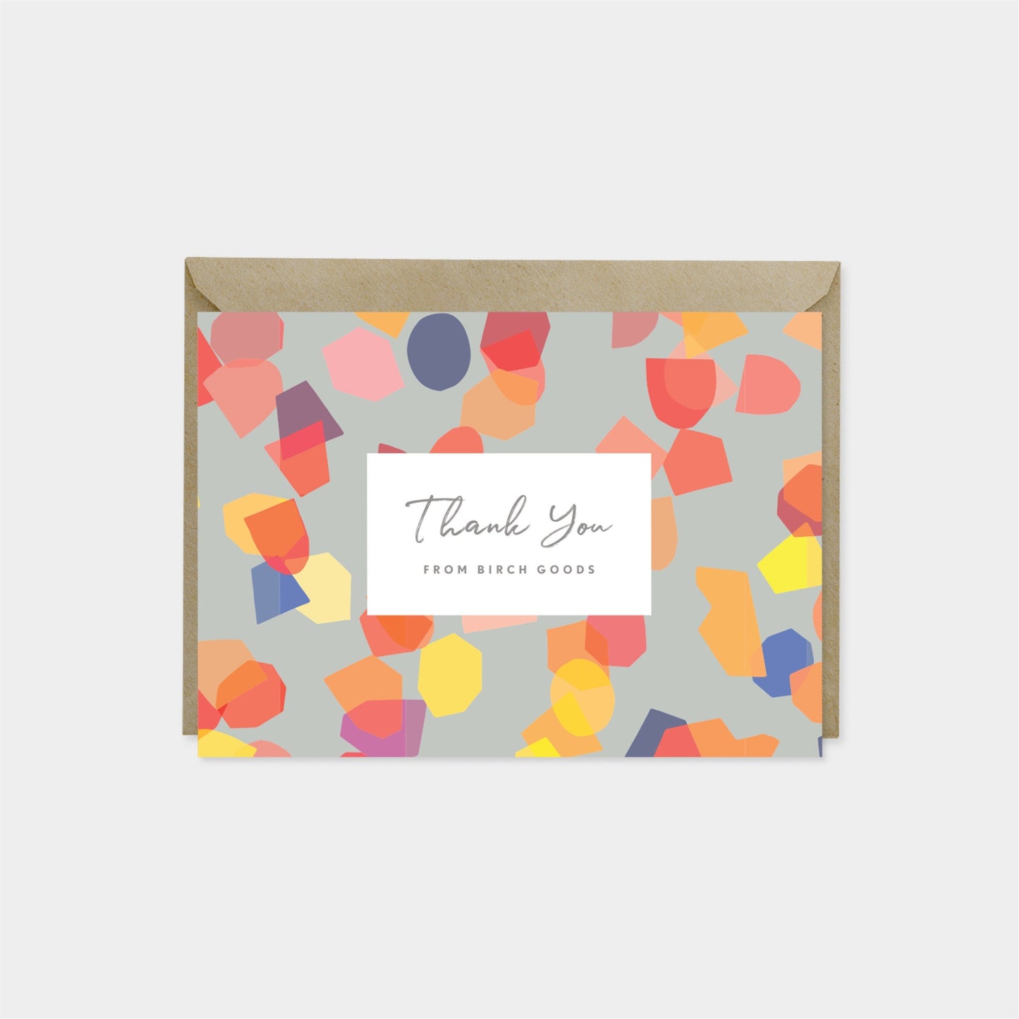 Thank You Card Set, Cut Out Shape-Greeting & Note Cards-The Design Craft