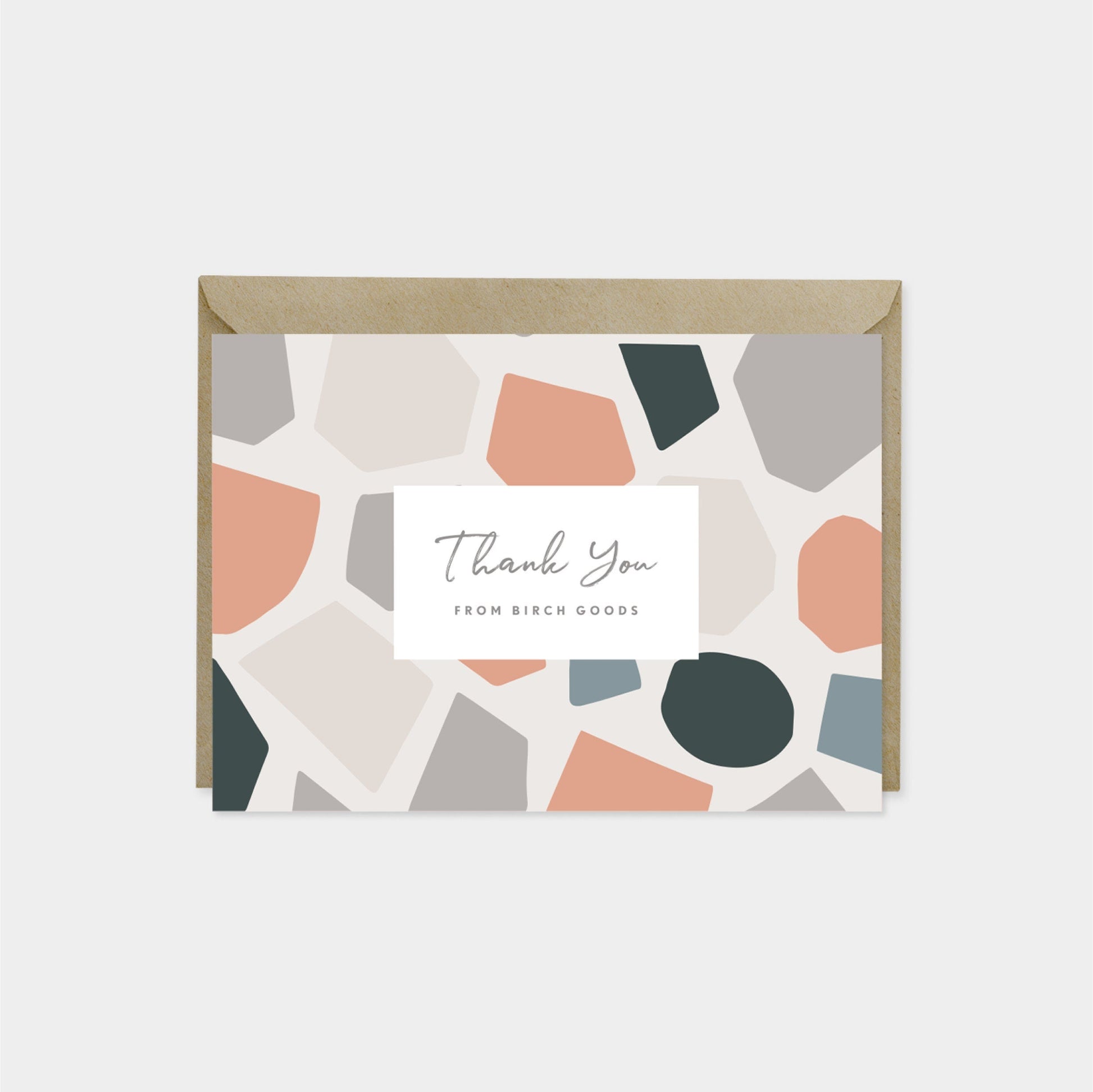 Thank You Card Set, Cut Out Shape-Greeting & Note Cards-The Design Craft