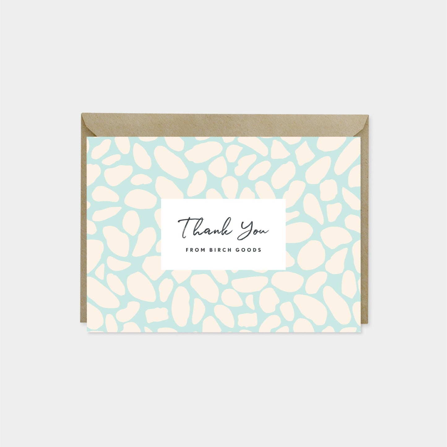 Thank You Card Set, Pebble Shape-Greeting & Note Cards-The Design Craft