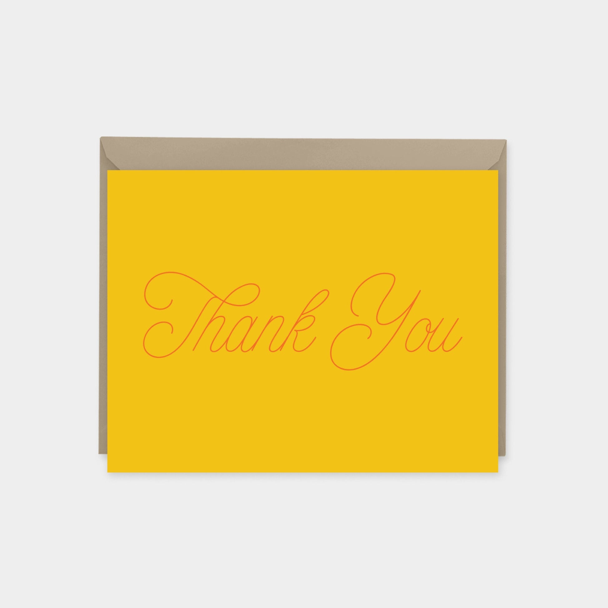 Thank You Cards, Modern Blank Thank You-Greeting & Note Cards-The Design Craft
