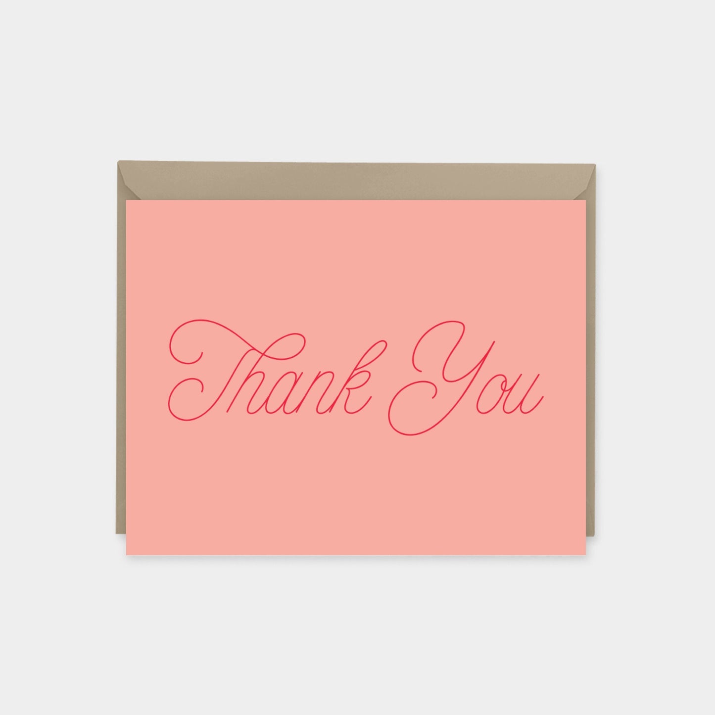 Thank You Cards, Modern Blank Thank You-Greeting & Note Cards-The Design Craft