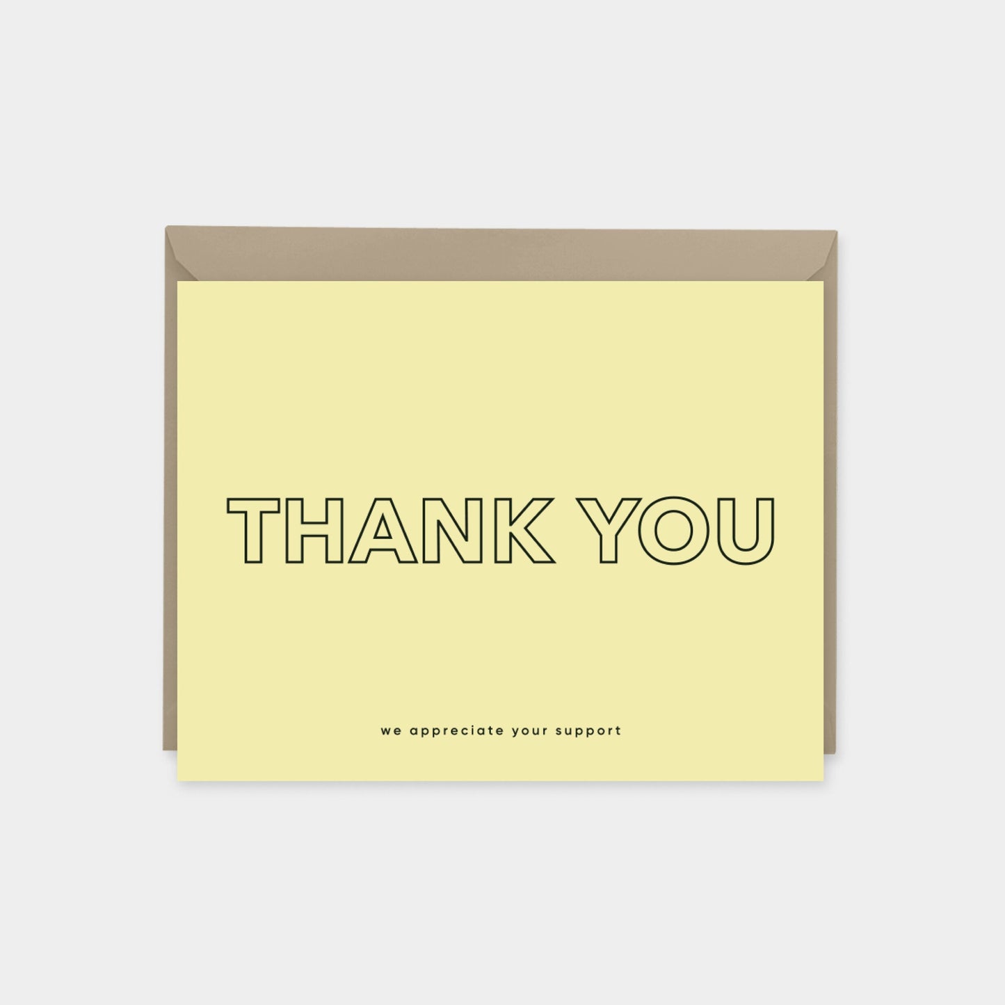 Thank You Cards, Modern Thank You, Small-Greeting & Note Cards-The Design Craft