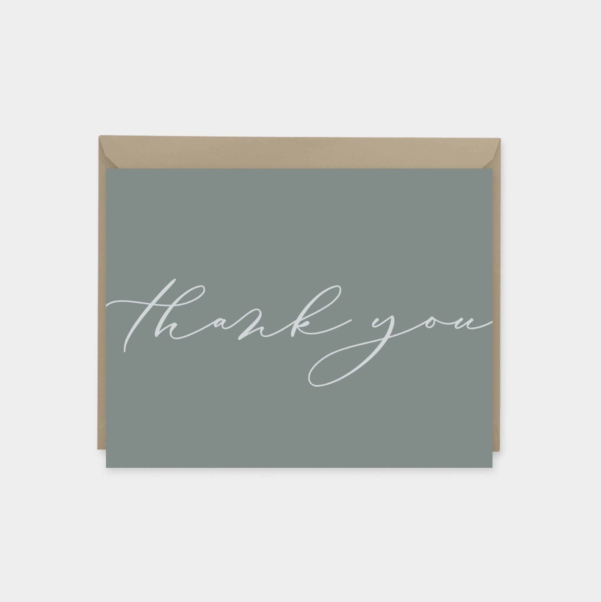 Thank You Cards No. 2, Modern Blank-Greeting & Note Cards-The Design Craft