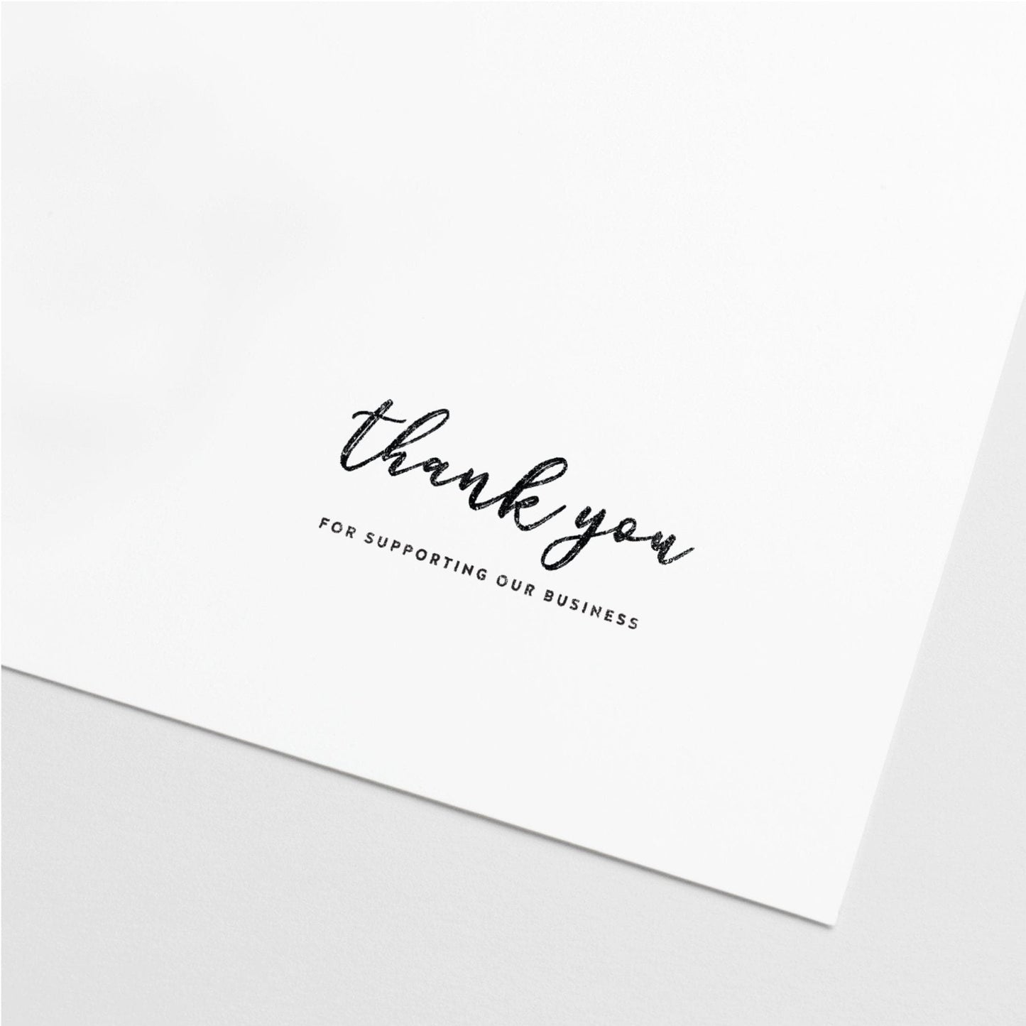 Thank You Stamp, Business Stamper, Small-Rubber Stamps-The Design Craft