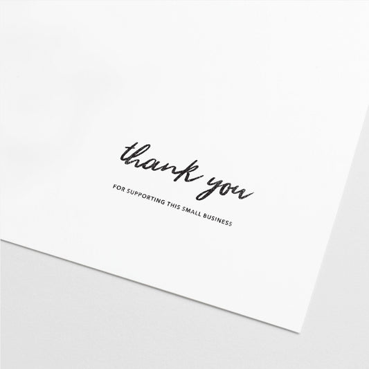 Thank You Stamp, Business Stamper, Small-Rubber Stamps-The Design Craft