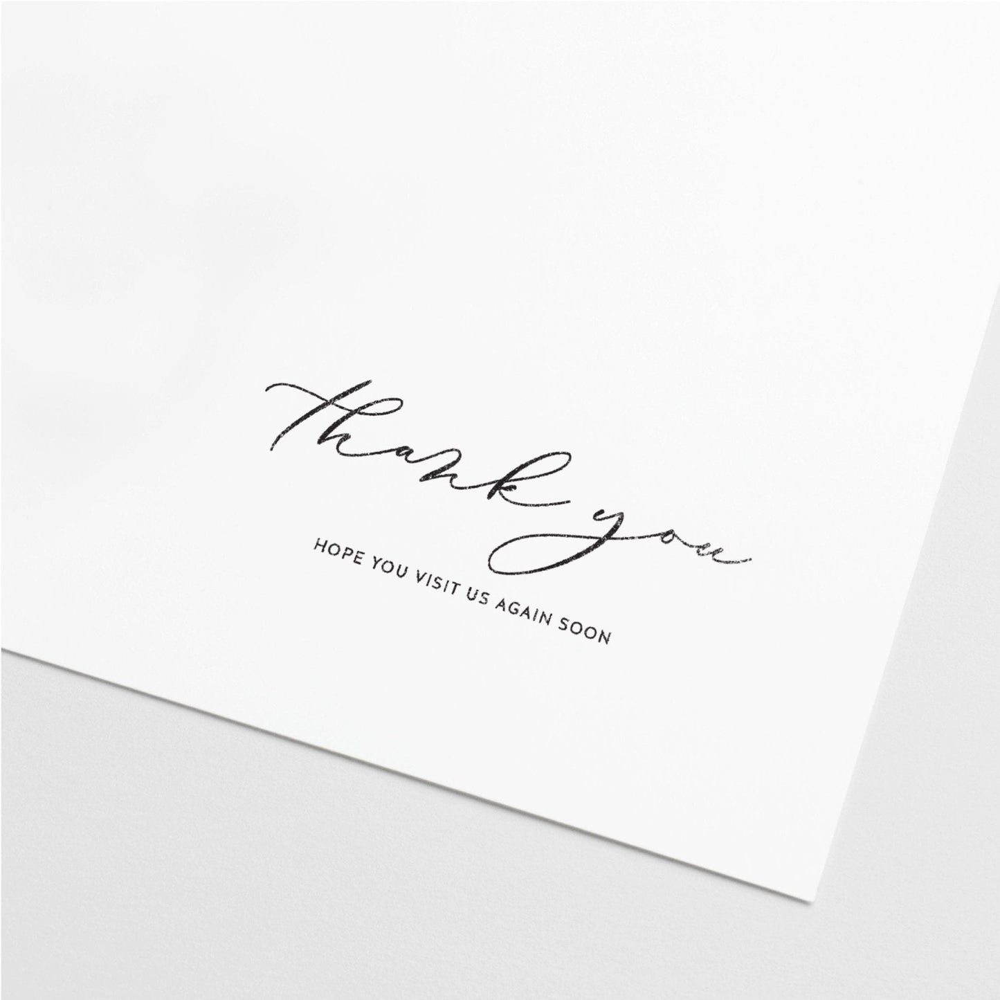 Thank You Stamp, Business Stamper, Small-Rubber Stamps-The Design Craft