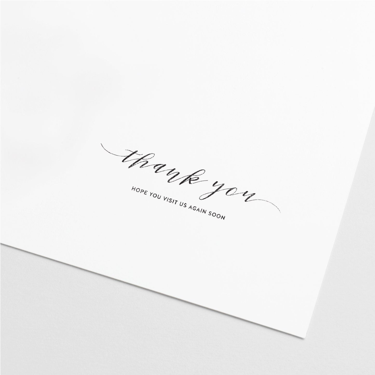 Thank You Stamp, Business Stamper, Small-Rubber Stamps-The Design Craft