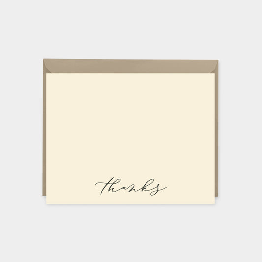 Thanks Note Cards II, Wedding Cards,-Greeting & Note Cards-The Design Craft