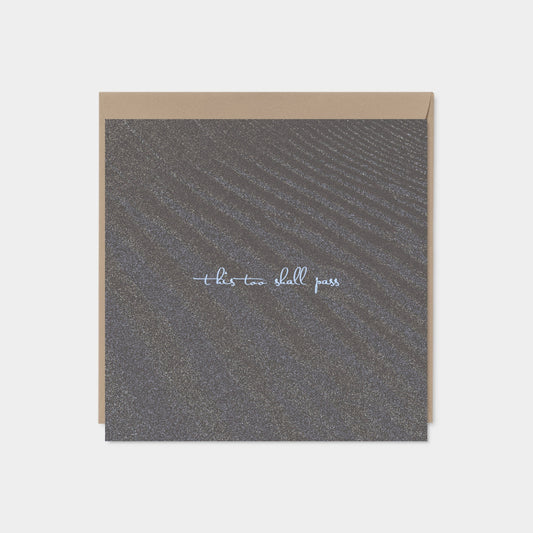 This Too Shall Pass Card, Sympathy Card,-Greeting & Note Cards-The Design Craft