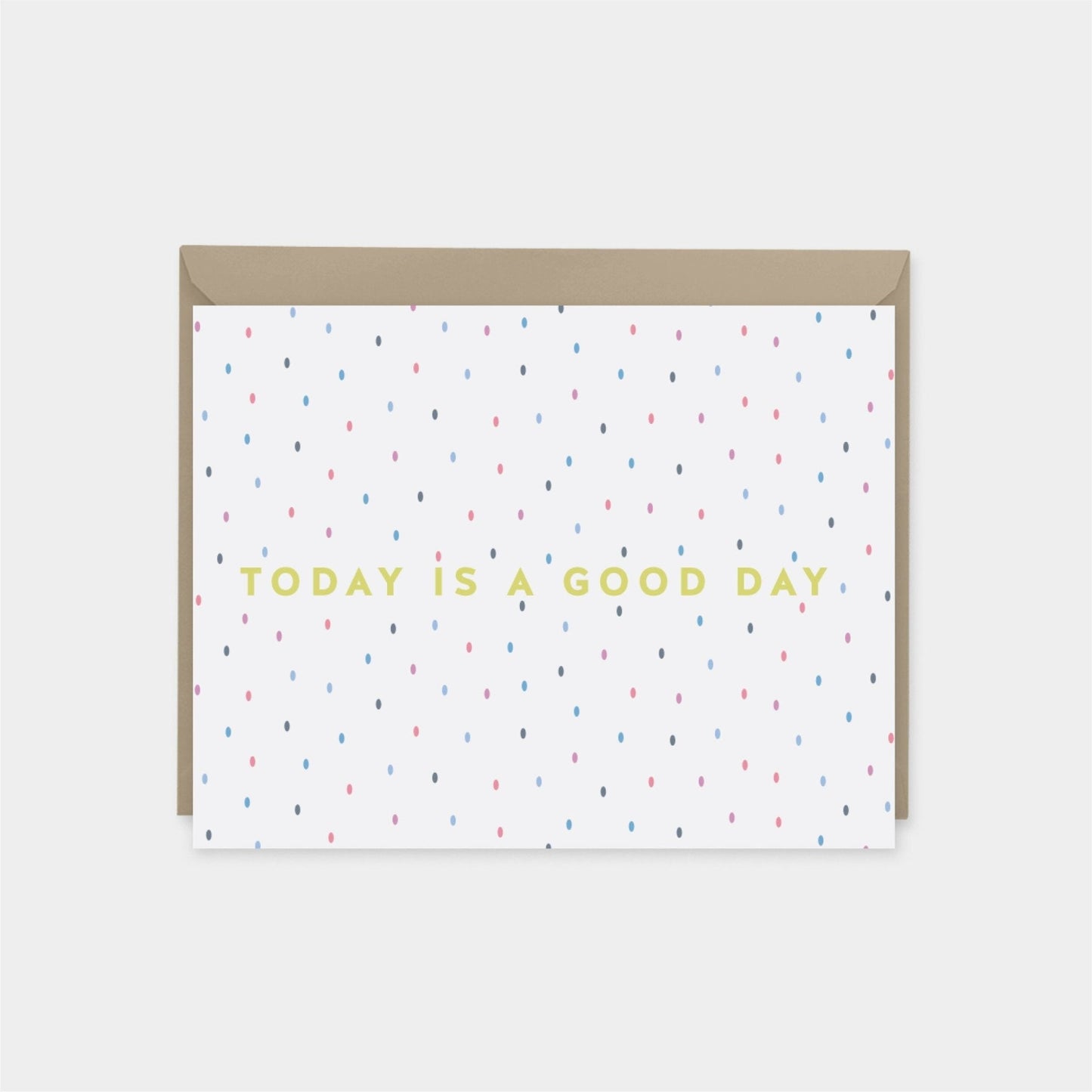 "Today is a Good Day" Brush Pattern Cards-Greeting & Note Cards-The Design Craft