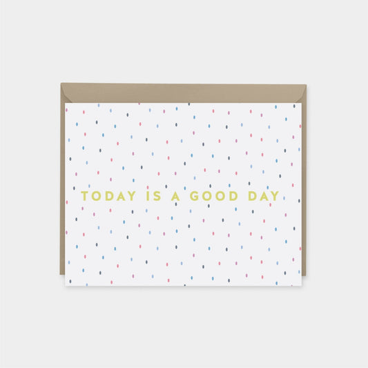 "Today is a Good Day" Brush Pattern Cards-Greeting & Note Cards-The Design Craft