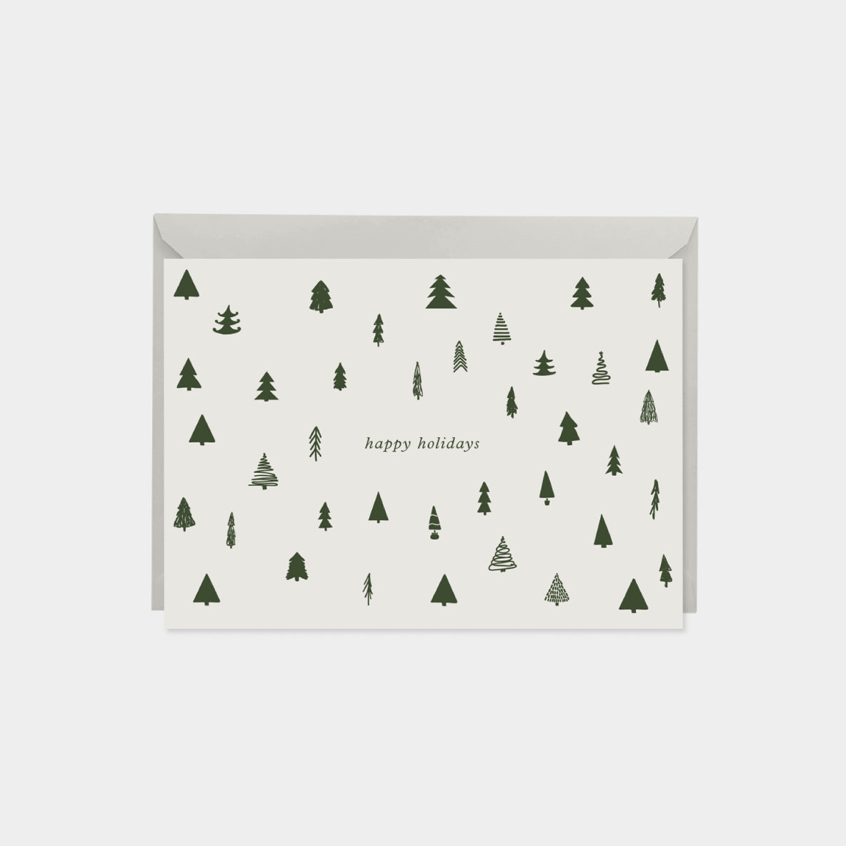 Tree Collection Holiday Card-Greeting & Note Cards-The Design Craft