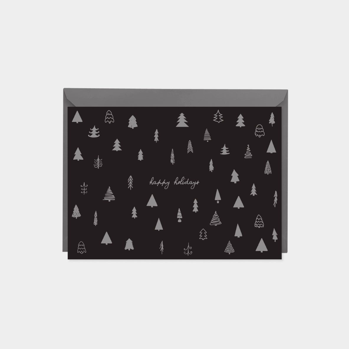 Tree Collection Holiday Card II-Greeting & Note Cards-The Design Craft