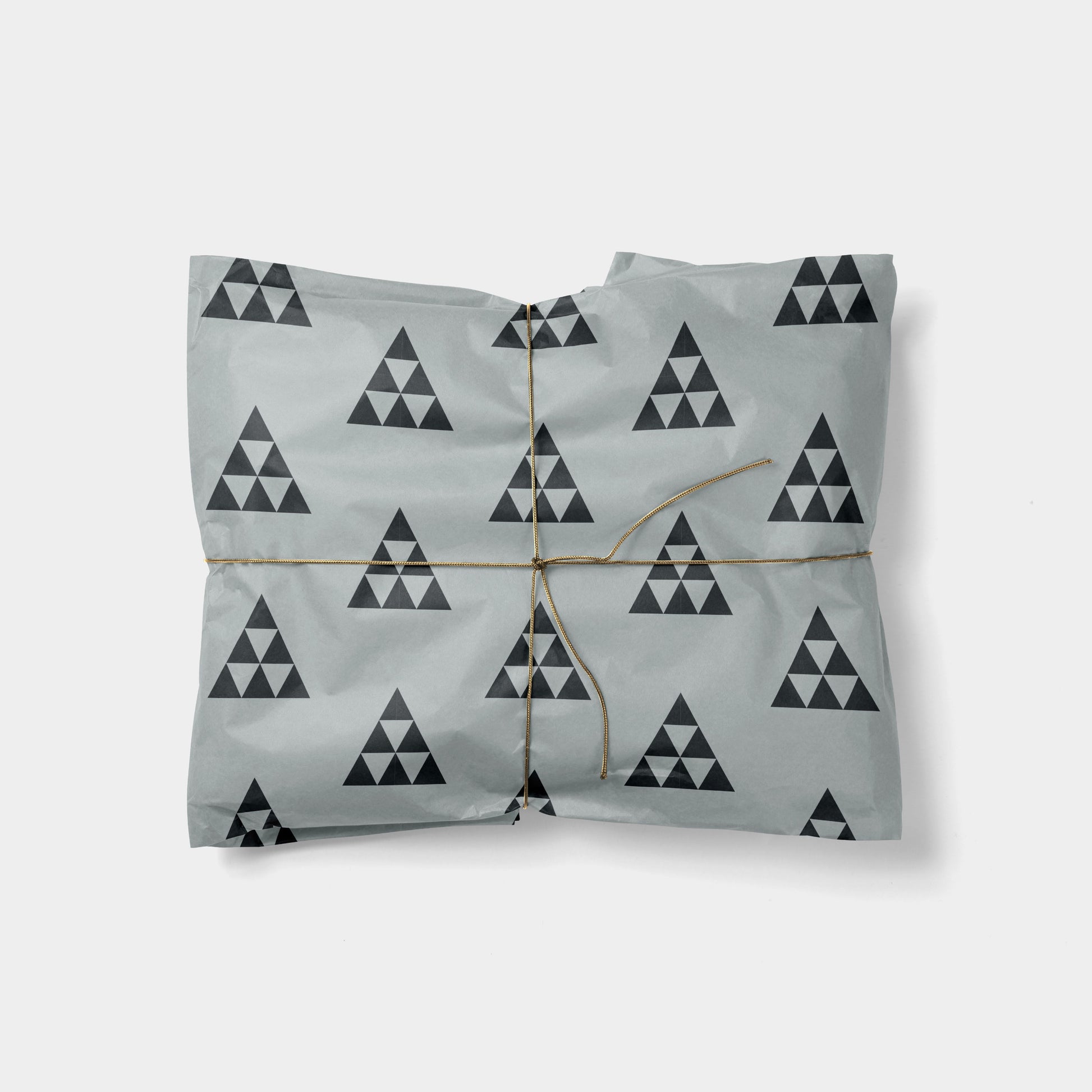 Triangle Tree Holiday Gift Wrap-Gift Wrapping-The Design Craft