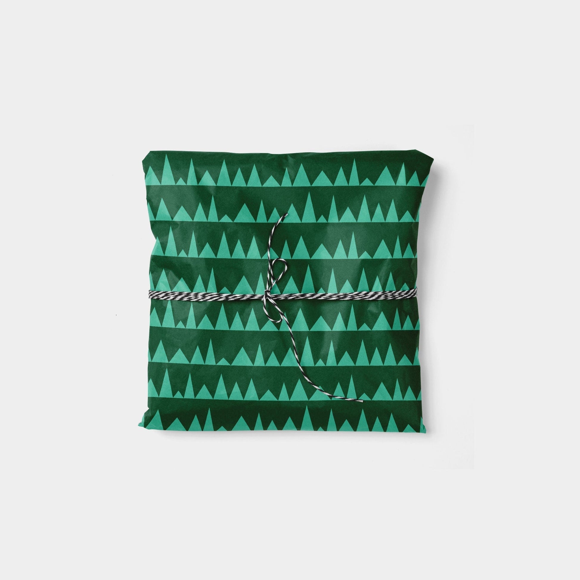 Triangle Wave Pattern Holiday Tree Gift-Gift Wrapping-The Design Craft