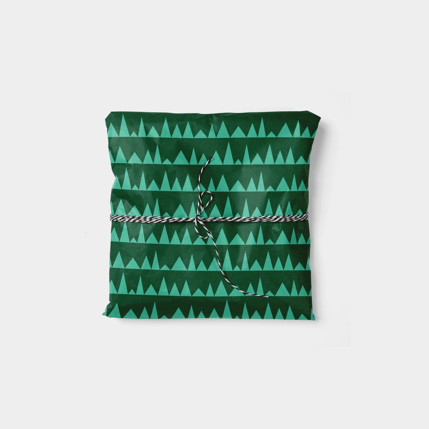 Triangle Wave Pattern Holiday Tree Gift Wrap-Gift Wrapping-The Design Craft