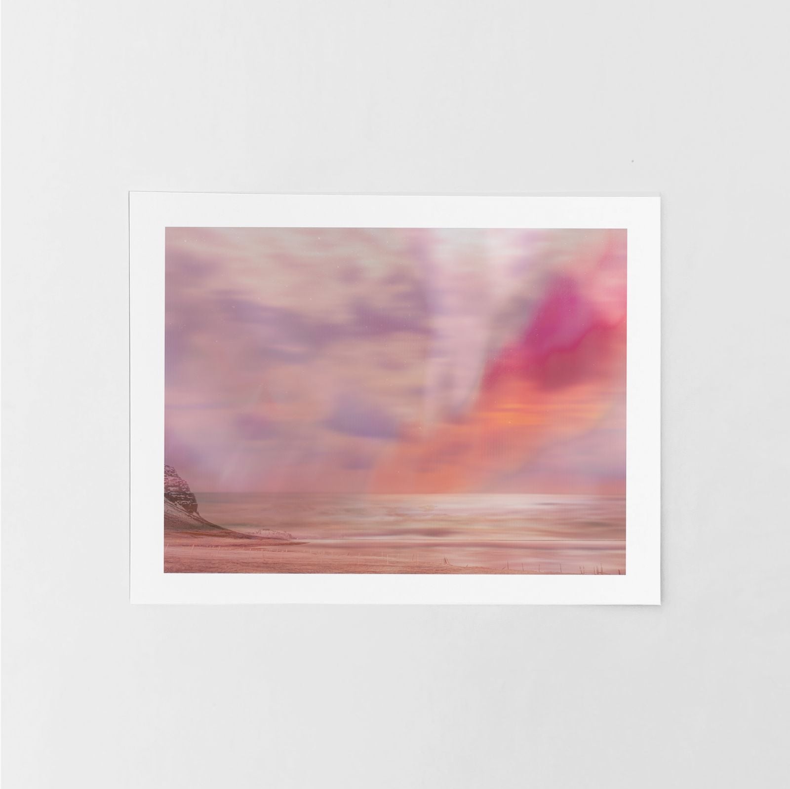 Tropical Coast Abstract Art Print-Art-The Design Craft