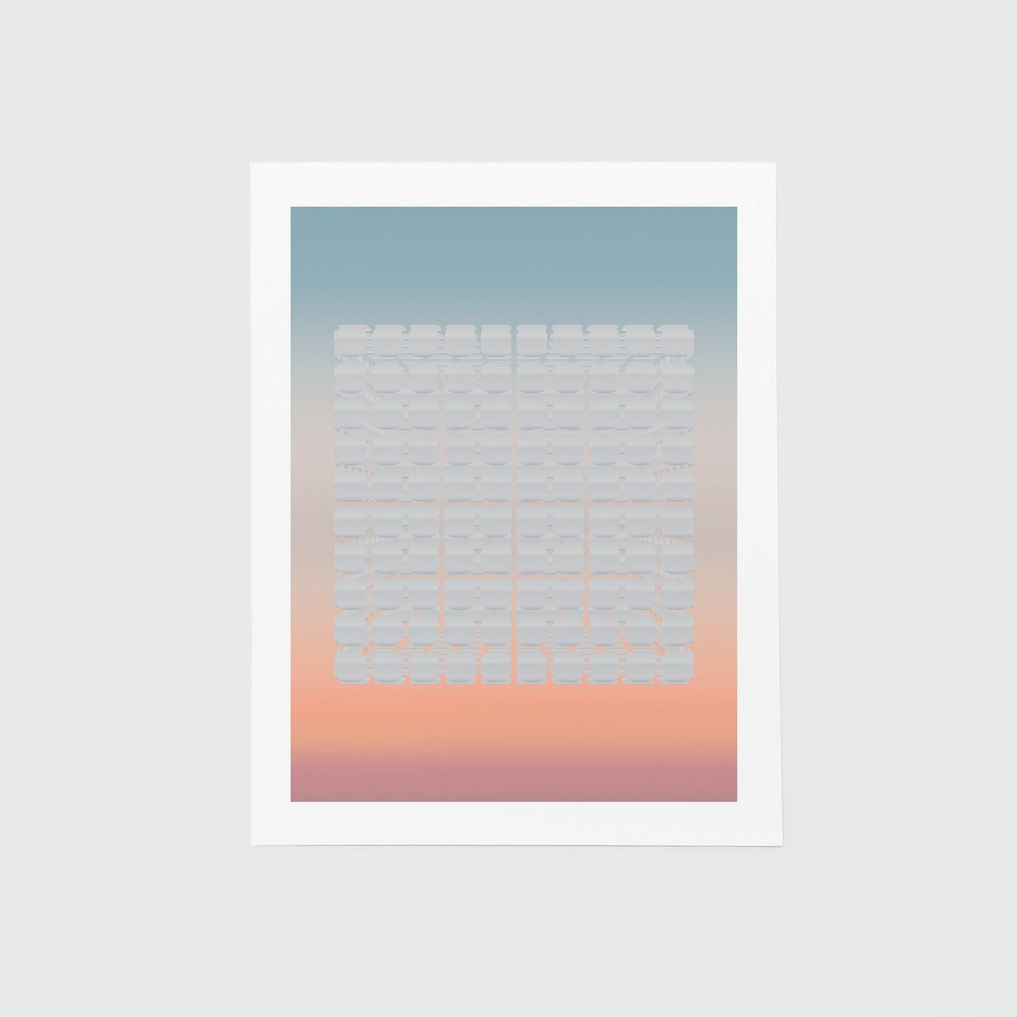 Tropical Sunset Panel Grid-Abstract-The Design Craft