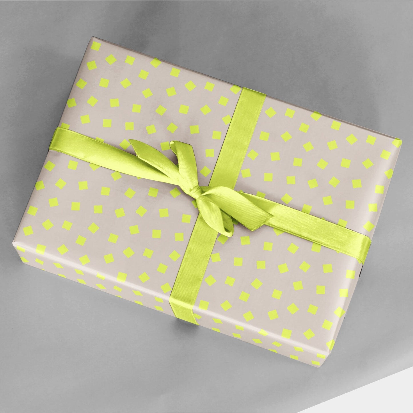 Vibrant Yellow Vegetable Stamp Gift Wrap-Gift Wrapping-The Design Craft