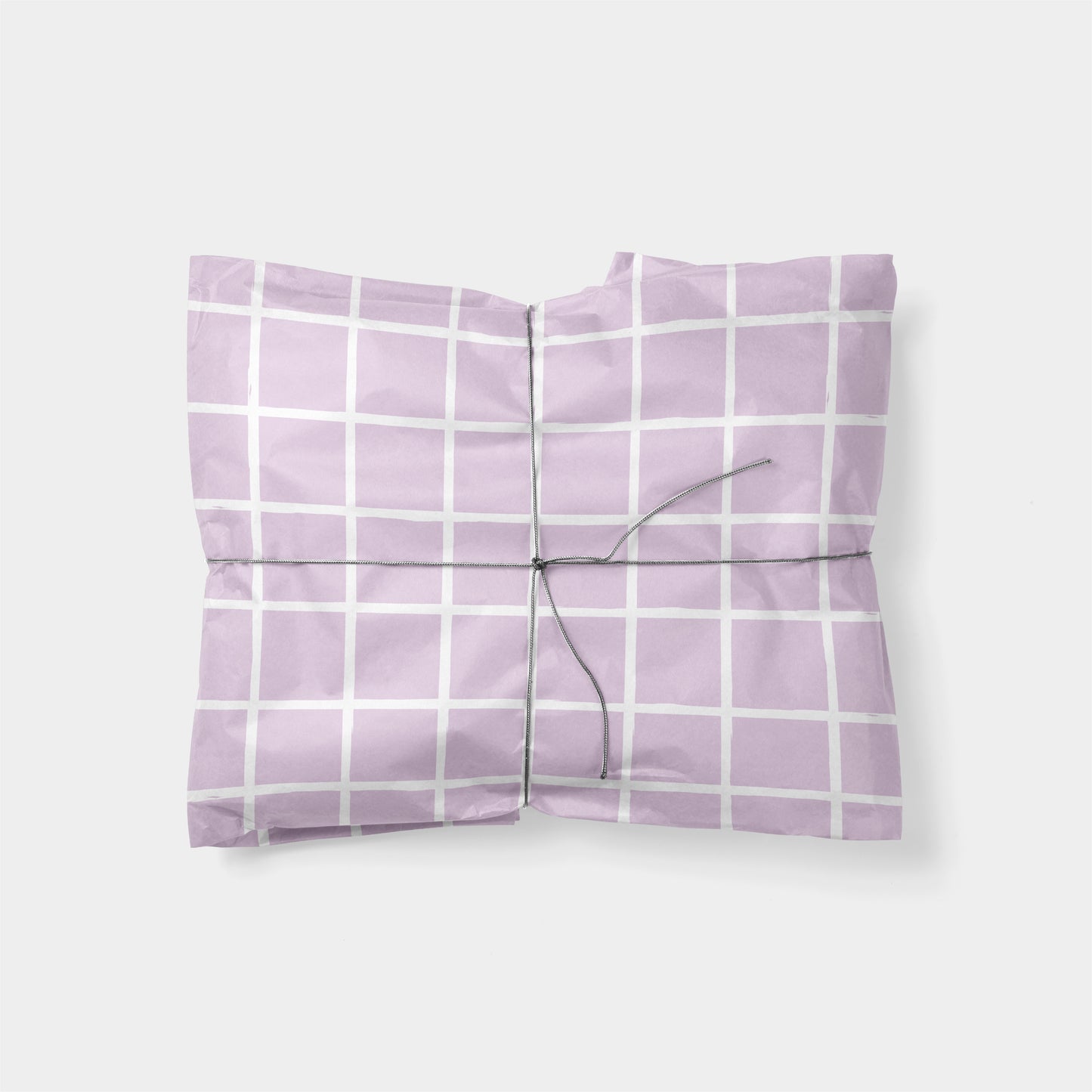 Violet Chalk Plaid Gift Wrap