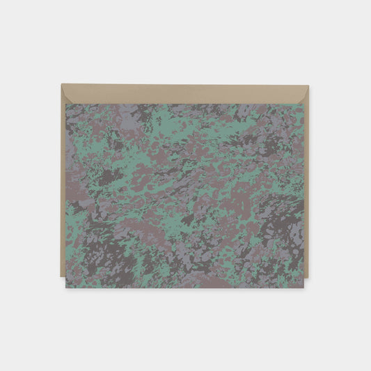 Viridian Painted Texture Note Cards,-Greeting & Note Cards-The Design Craft