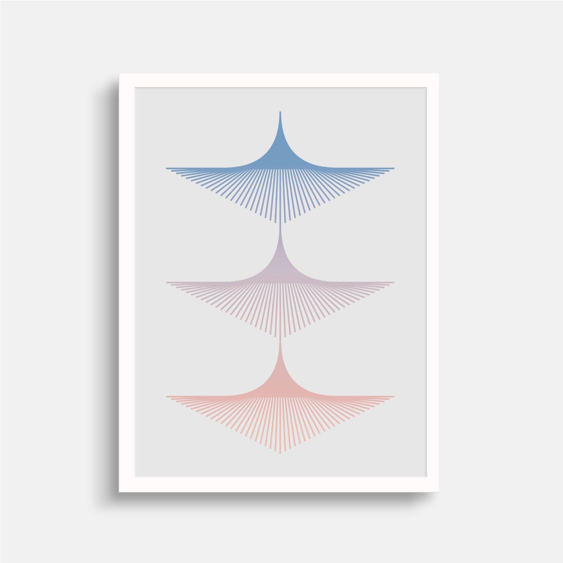 Wings Gradient Art Print, Abstract Deco-Art Prints-The Design Craft