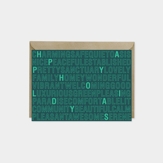 Word Search Holiday Card II-Greeting & Note Cards-The Design Craft