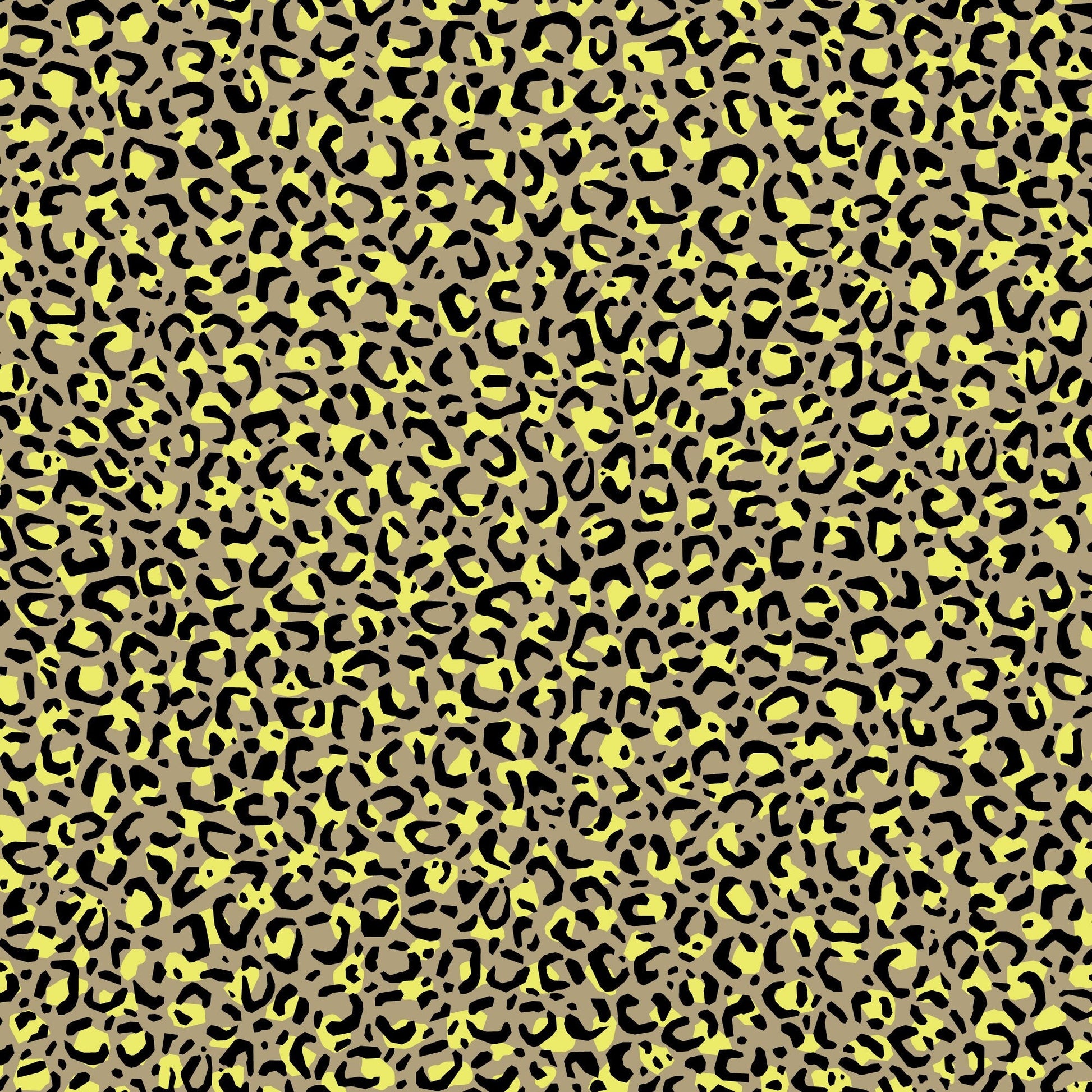 Yellow Leopard Print Gift Wrap-Gift Wrapping-The Design Craft