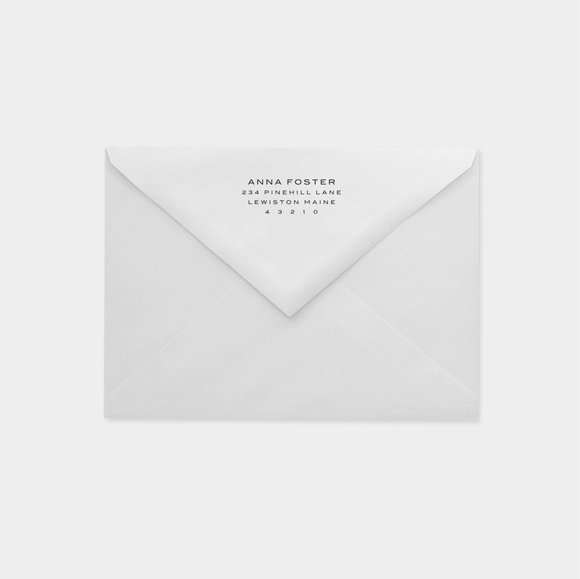 Address Stamp IV, Custom Stationery