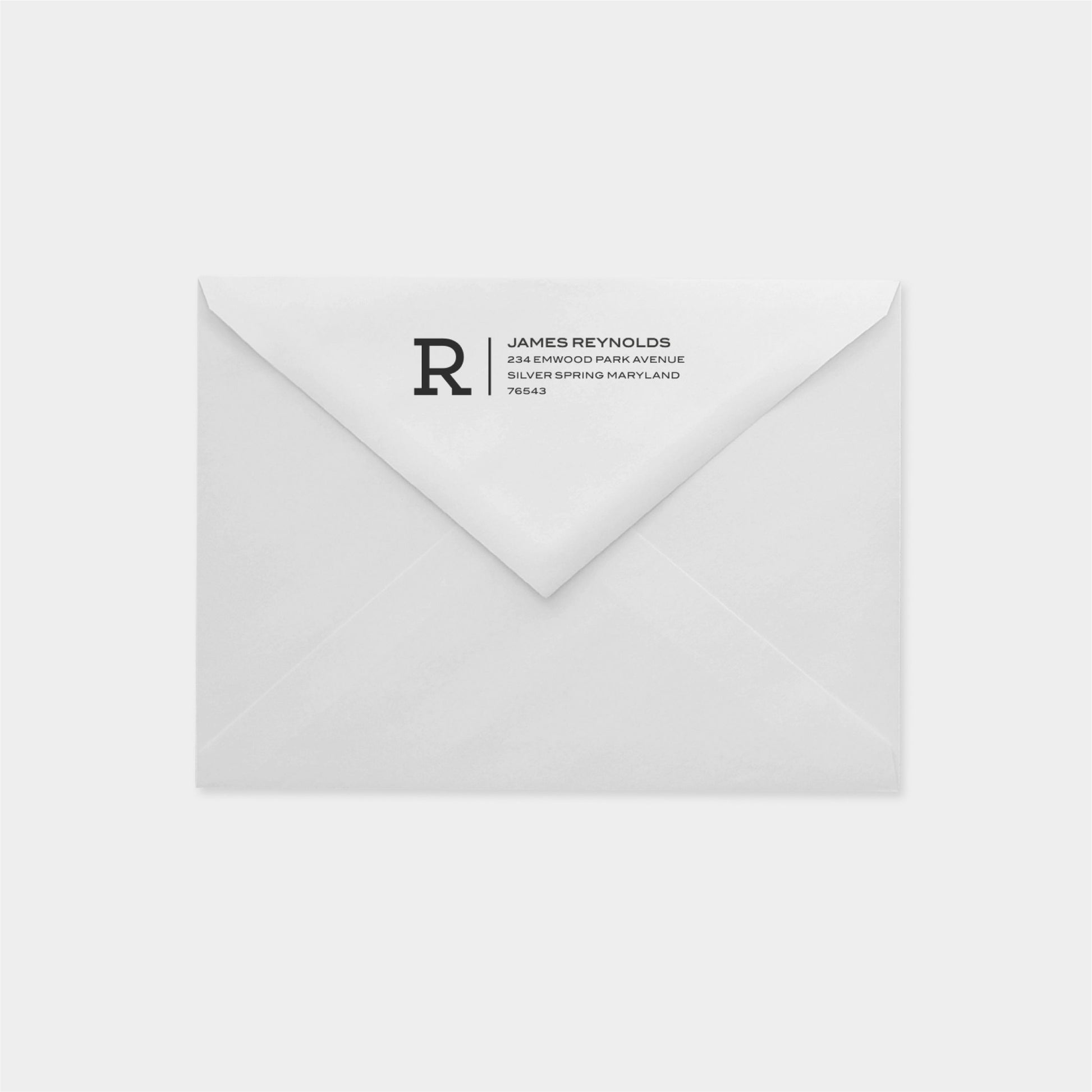 Address Stamp VI, Custom Stationery