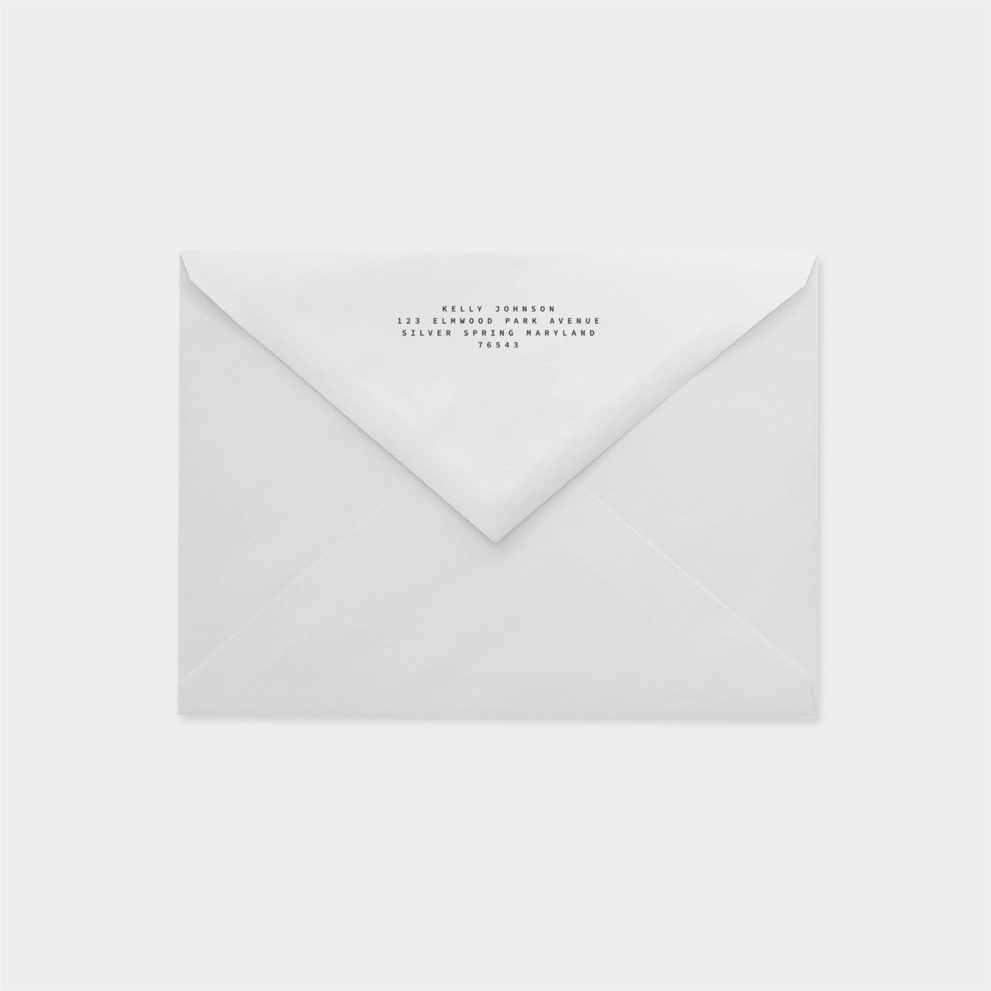 Address Stamp VIII, Custom Stationery