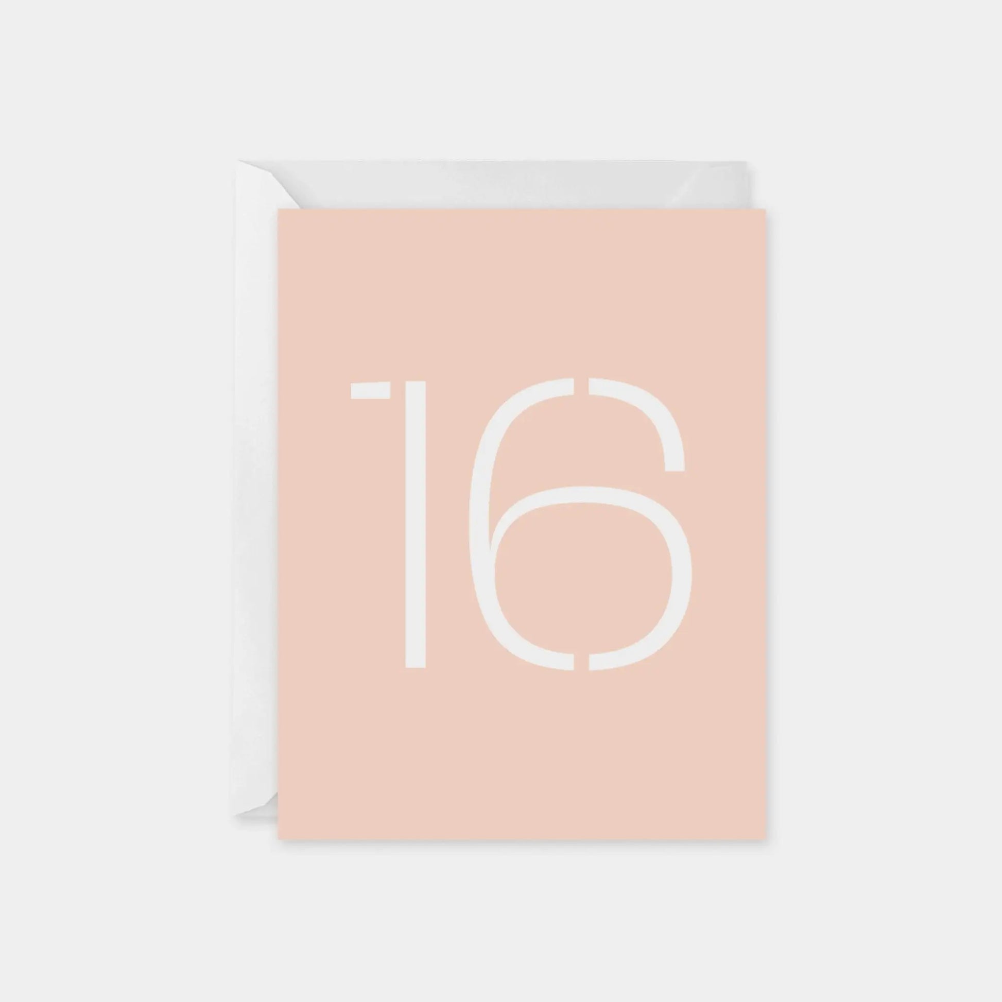 Age 15 Stencil Birthday Card