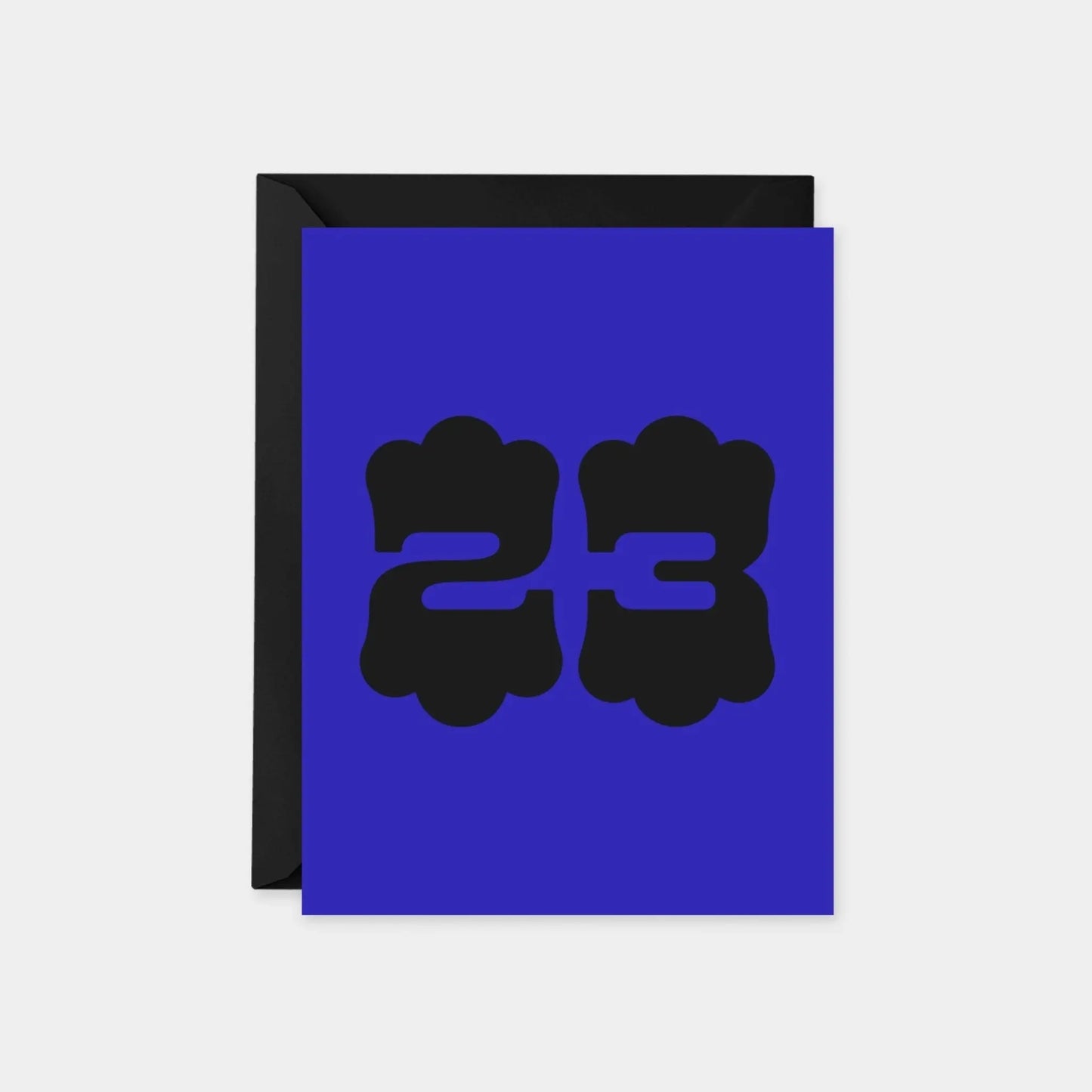 Age 23 Ornate Number Birthday Card