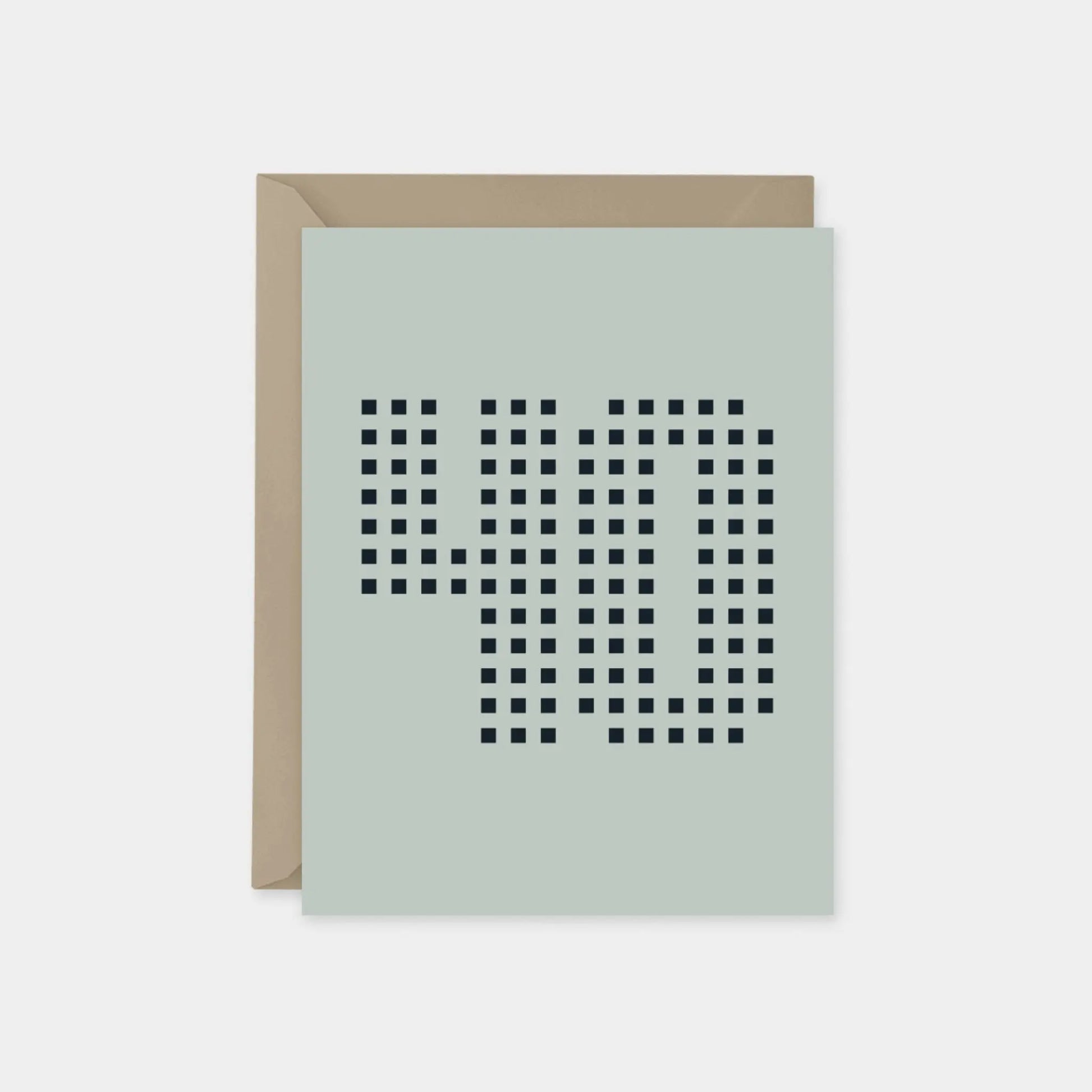 Age 40 Square Birthday Card