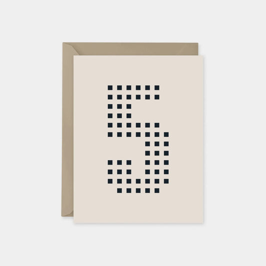 Age 5 Dotted Number Birthday Card