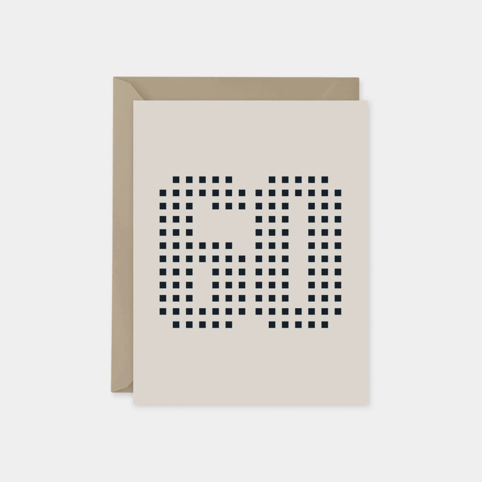 Age 60 Square Birthday Card