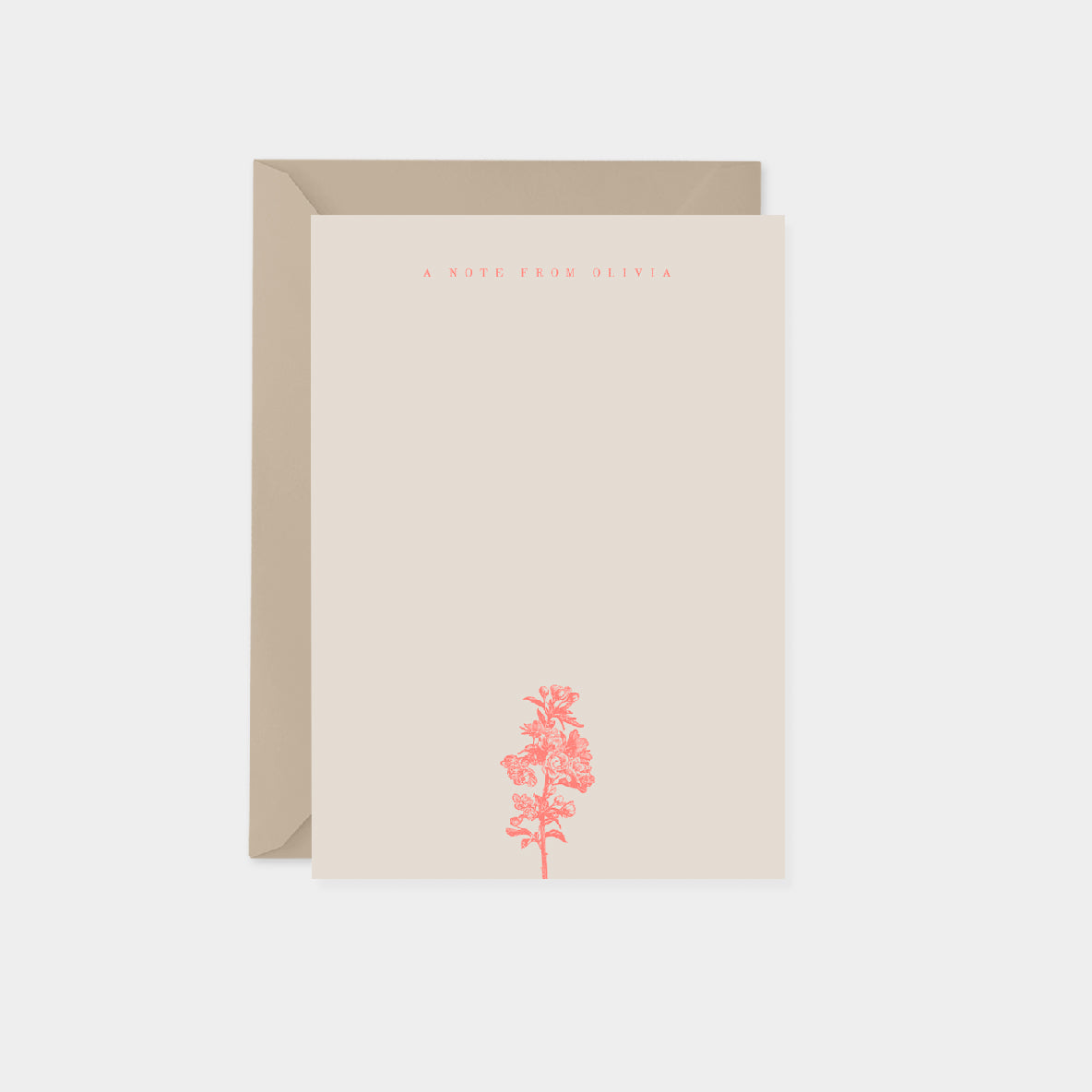 Apple Blossom Botanical Note Cards II