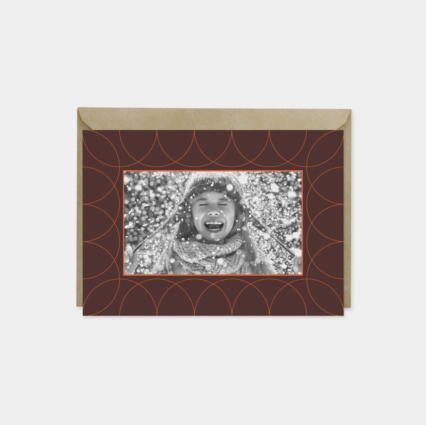 Art Deco Holiday Photo Card
