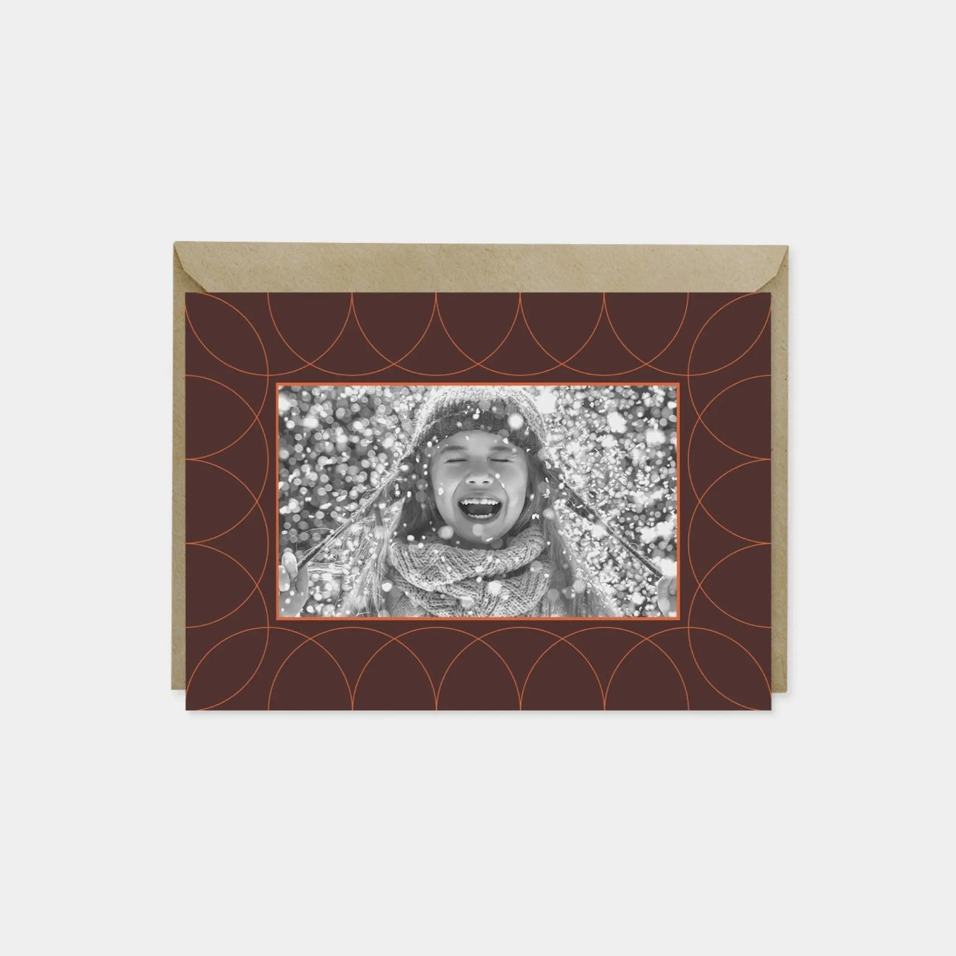 Art Deco Holiday Photo Card