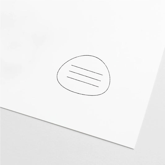 Badge Lined Stamp IX