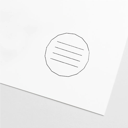 Badge Lined Stamp V