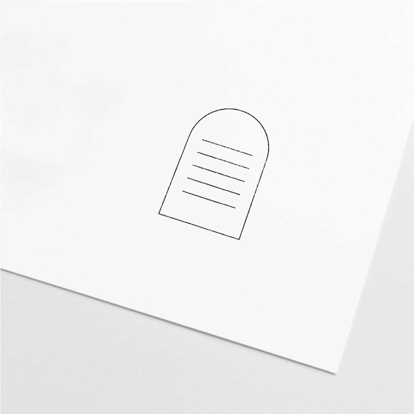 Badge Lined Stamp VI