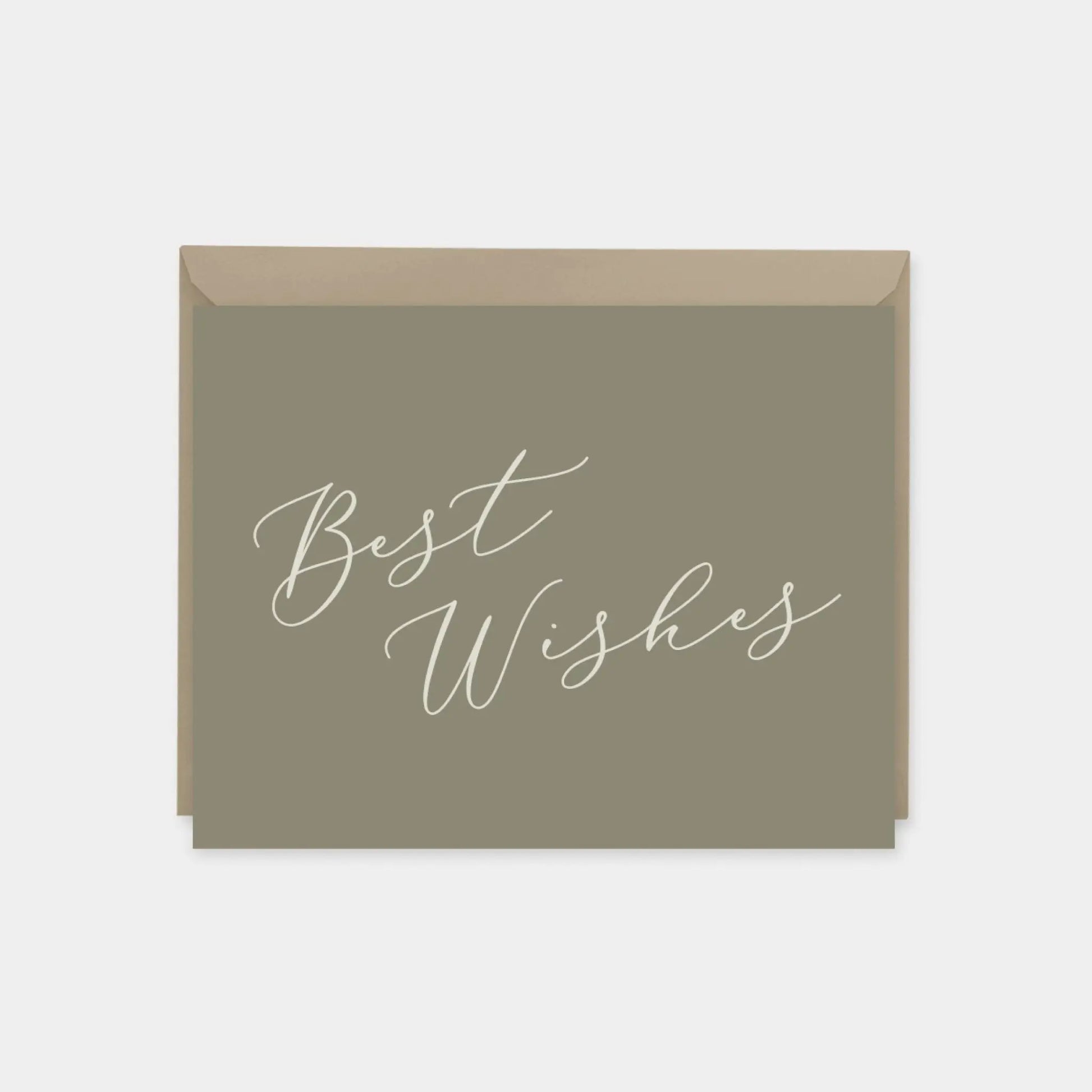 Best Wishes Calligraphy Card Set II