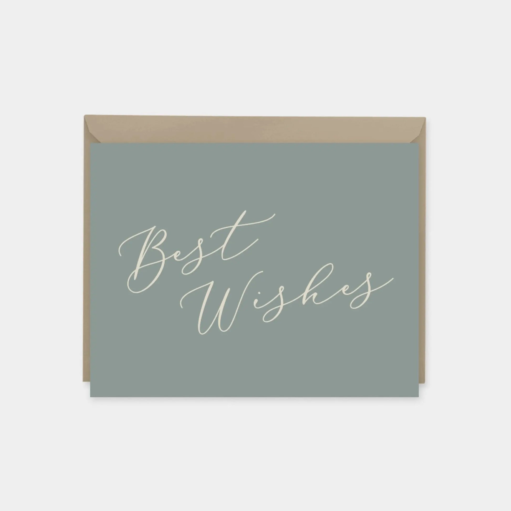 Best Wishes Calligraphy Card Set II