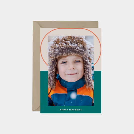 Big Geo Holiday Photo Card IV